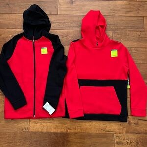 NWT Boundless zipper Jacket and Hoodie Tek Gear Ultra-soft Fleece Size L